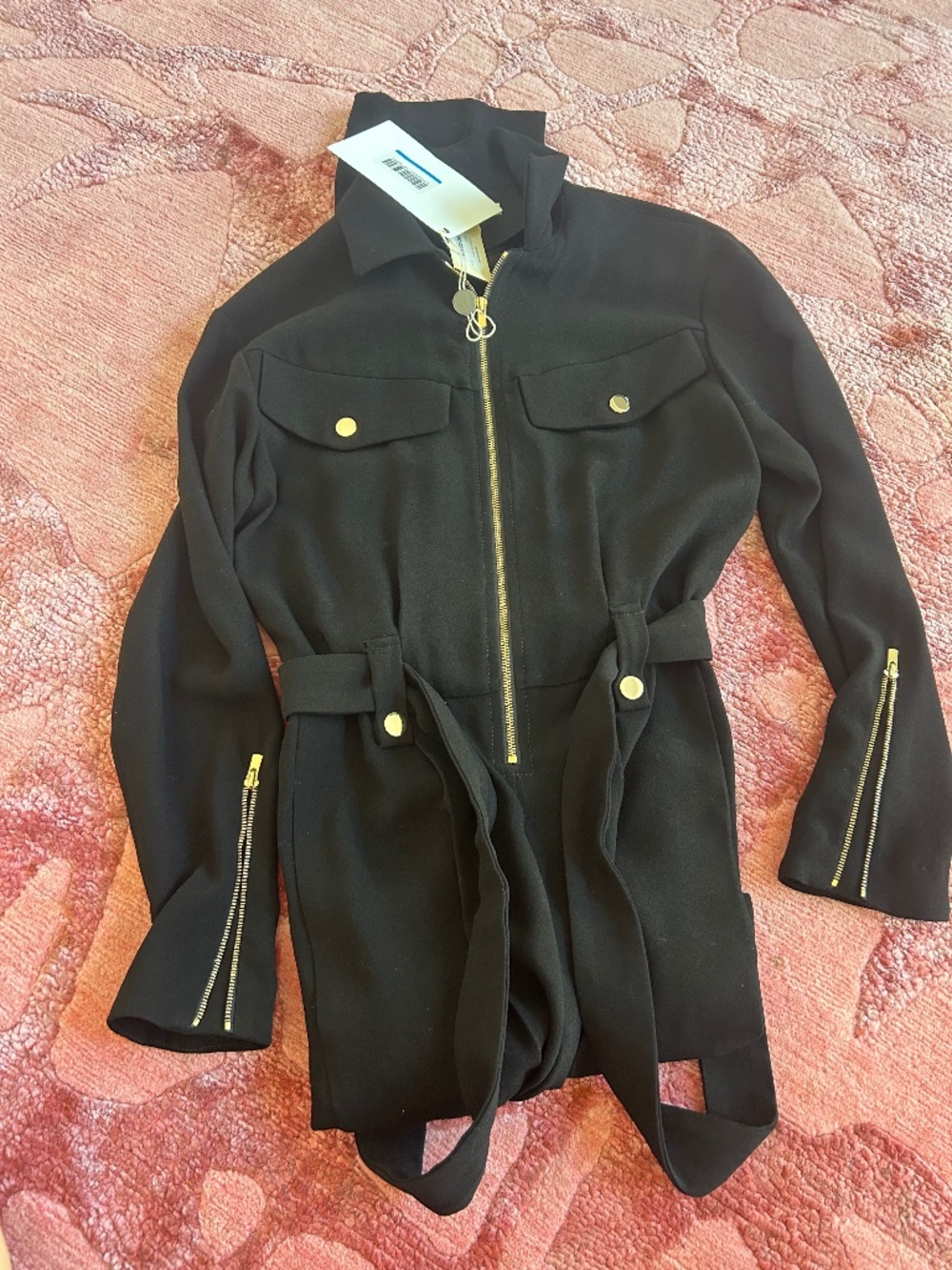 Maje crepe black jumpsuit
